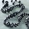 Black Faceted Glass Round Beads by Bead Landing™